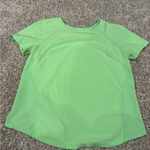 lululemon athletica Lime Short Sleeve Tee